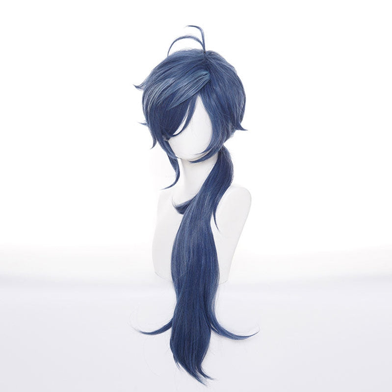 Genshin Impact Kaeya Alberich Blue Long Cosplay Wigs