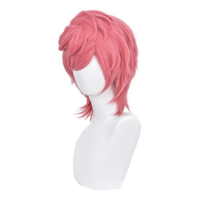 Golden Wind Trish Una Long Pink Cosplay Wig JoJo's Bizarre Adventure Cosplay