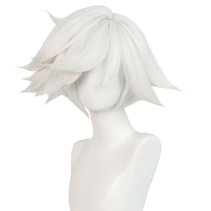 Hazbin Hotel Angel Dust White Cosplay Wigs