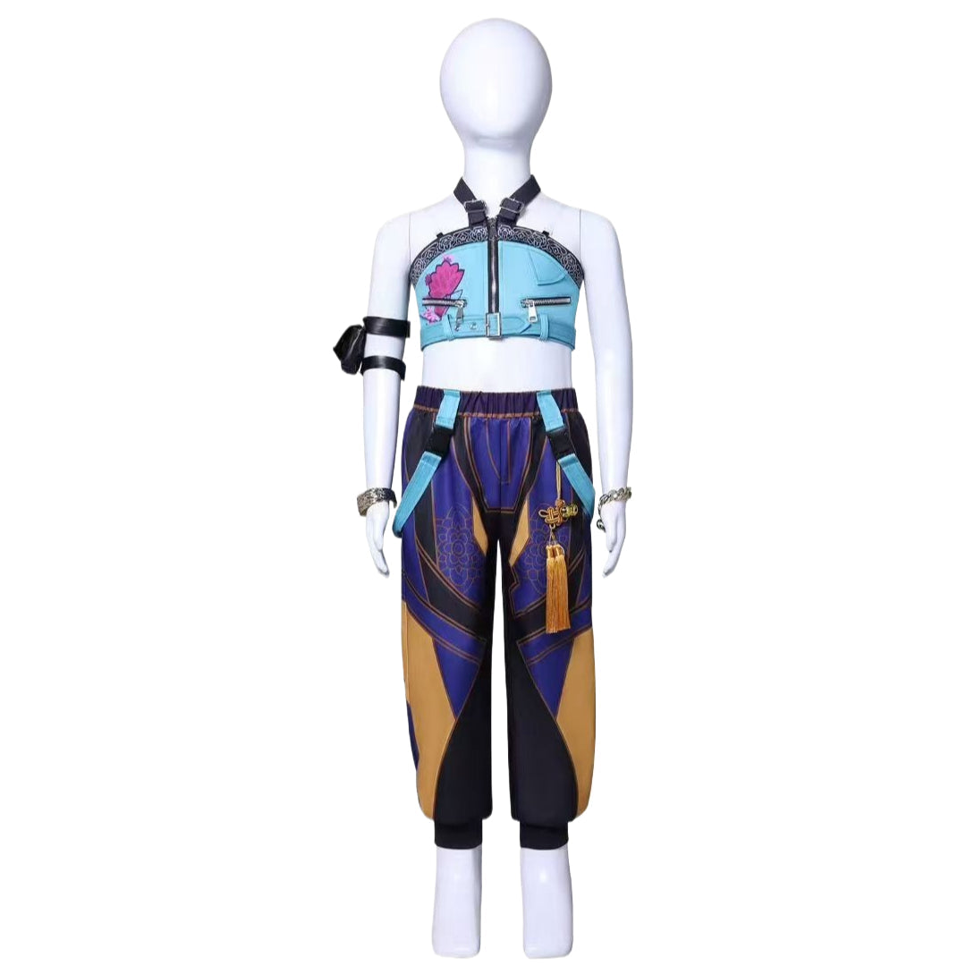 KPop Demon Hunters Zoey Outfit Fullset Adult Kids Cosplay Costumes