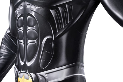 Batman Forever Bruce Thomas Wayne Jumpsuit with Cloak Cosplay Costumes
