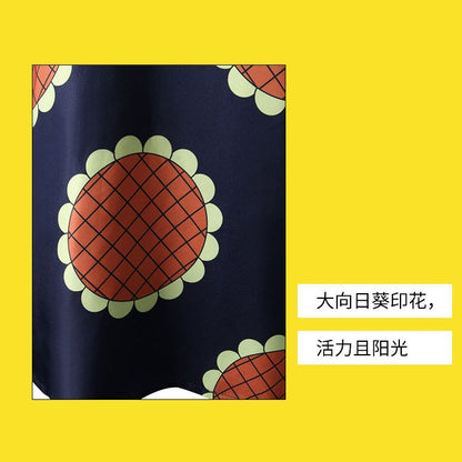 Anime Navigation Monkey D. Luffy Sunflower T-shirt Cosplay Costumes
