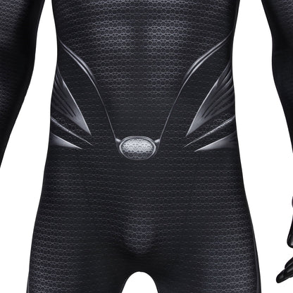 Justice League Clark Kent Superman Male Black Jumpsuit Cosplay Costumes