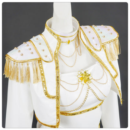 KPop Demon Hunters Rumi Zoey Mira White Leather Adult Kids Cosplay Costumes