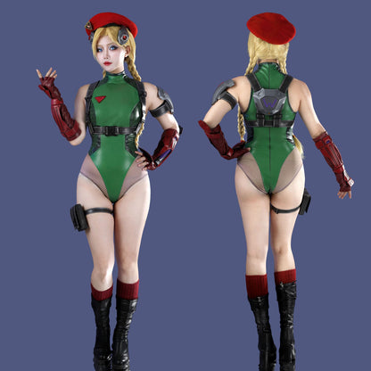 Overwatch 2 X Street Fighter 6 Widowmaker Bodysuit Cosplay Costumes