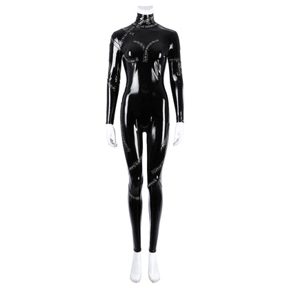 Batman Returns Cat Women Selina Kyle Jumpsuit Cosplay Costumes