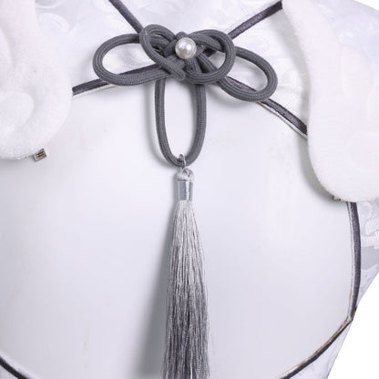 Naraka: Bladepoint Ziping Yin White Cheongsam Cosplay Costumes