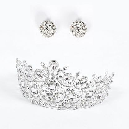 Wicked Part One Galinda Female Dress with Crown Cosplay Costumes