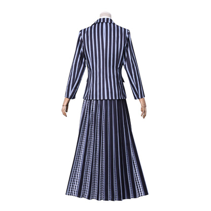 Wednesday 2 Addams Nevermore Academy Uniform Adult Kids Cosplay Costumes