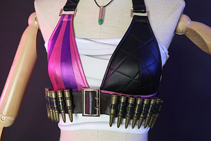 Game LOL Loose Cannon Jinx Top Level Cosplay Costumes
