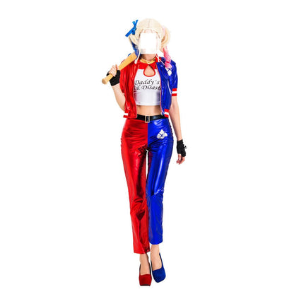 Suicide Squad Harley Quinn Jacket Fullset Cosplay Costumes