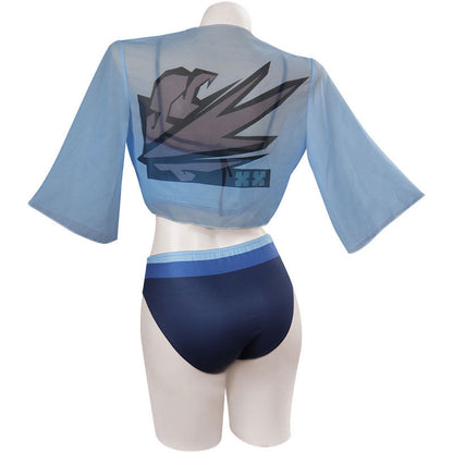 Valorant Jett Swimsuit Cosplay Costumes