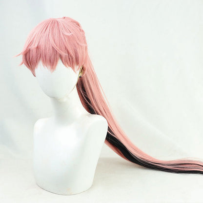 Jujutsu Kaisen Yuji Itadori Female Pink Black Cosplay Wigs