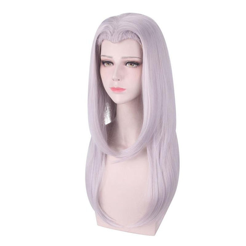JoJo's Bizarre Adventure Golden Wind Leone Abbacchio Long Gray Cosplay Wigs