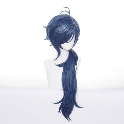 Genshin Impact Kaeya Alberich Blue Long Cosplay Wigs