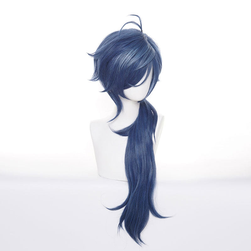 Genshin Impact Kaeya Alberich Blue Long Cosplay Wigs