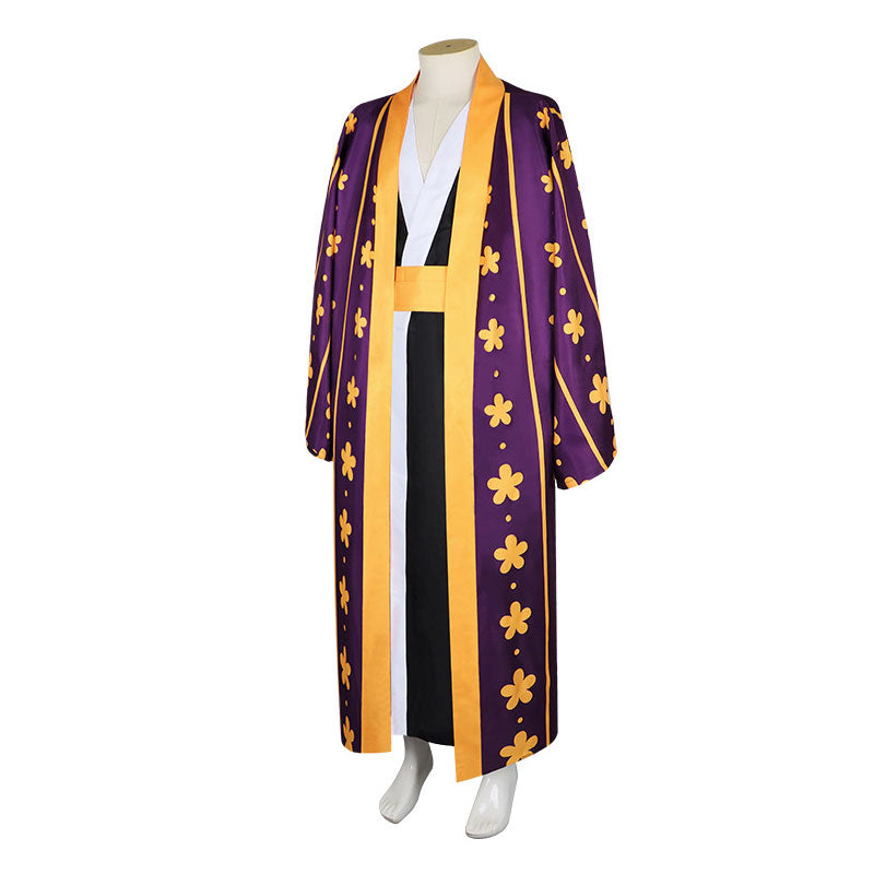One Piece Wano Country Trafalgar D. Water Law Cosplay Costumes