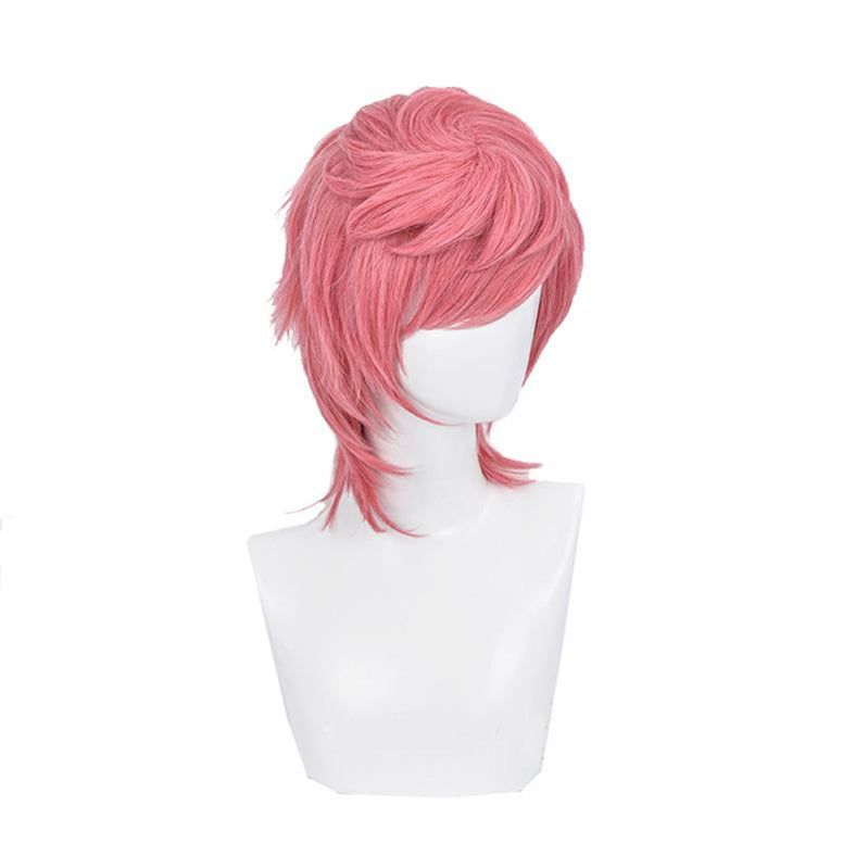 Golden Wind Trish Una Long Pink Cosplay Wig JoJo's Bizarre Adventure Cosplay