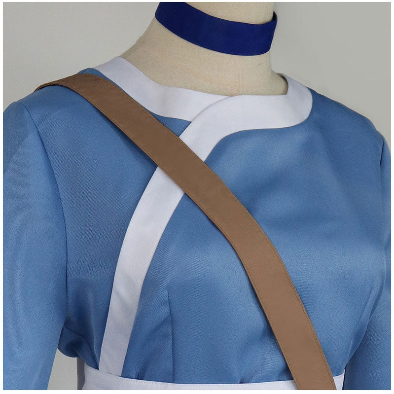 Avatar: The Last Airbender Katara Blue Dress Outfit Cosplay Costumes
