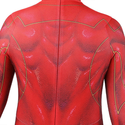 Flashpoint Barry Allen The Flash Kids Jumpsuit Cosplay Costumes