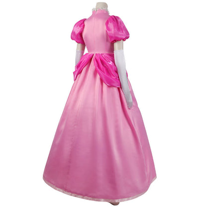 The Super Mario Bros. Movie 2023 Princess Peach Cosplay Costumes