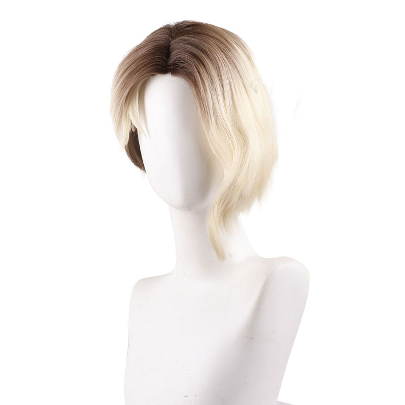 Spider-Man: Across The Spider-Verse Gwen Stacy Brown Gradient Cosplay Wigs
