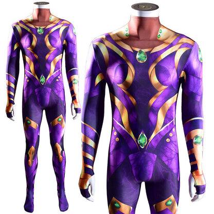 DC Titan Season 3 Koriand'r Starfire Jumpsuit Cosplay Costumes