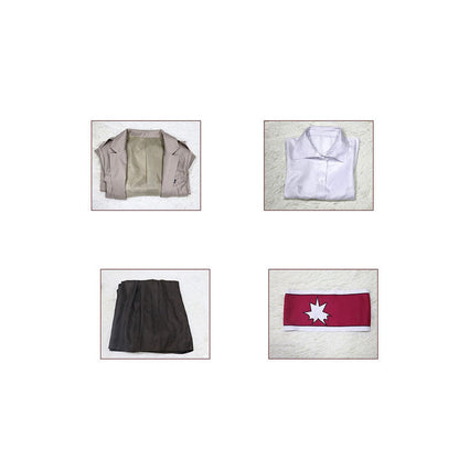 Attack on Titan 4 Season Warrior Unit Pieck Finger Fullset Cosplay Costumes