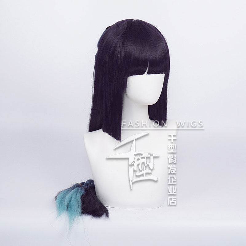 Genshin Impact Yun Jin Dark Purple Long Cosplay Wigs