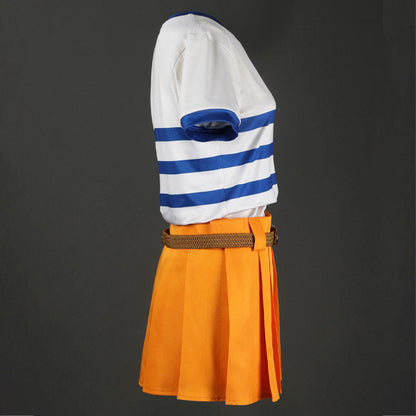 One Piece Nami Fullset T-Shirt Cosplay Costumes