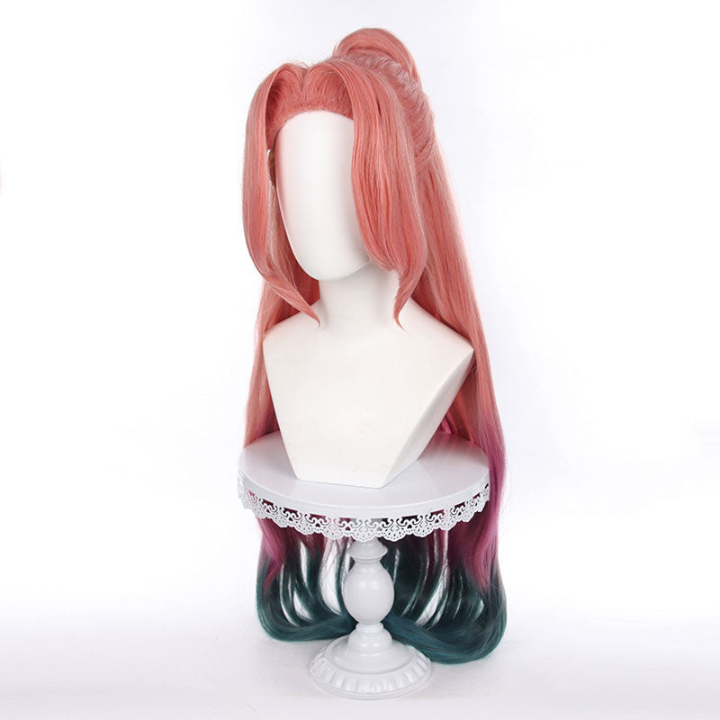 LOL Prestige Ocean Song Seraphine Cosplay Wigs