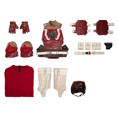 Thunderbolts 2025 Alexei Shostakov Red Guardian Jumpsuit Cosplay Costumes