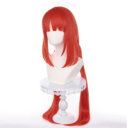 Genshin Impact Nilou Orange Red Cosplay Wigs