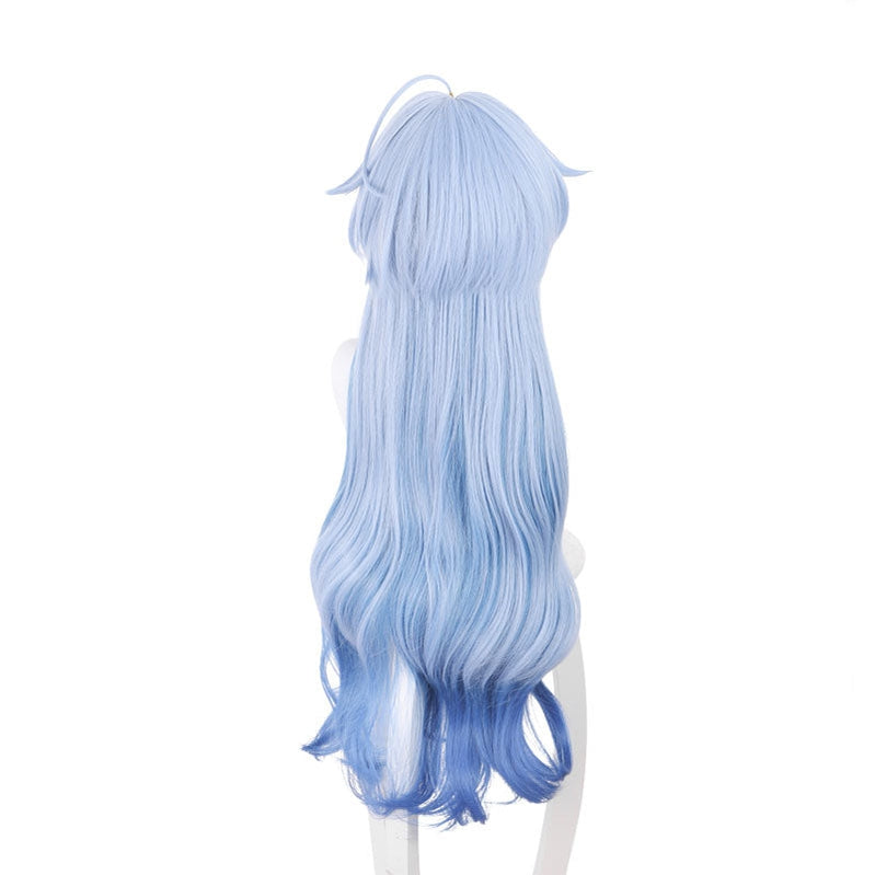 Genshin Impact Ganyu Blue Long Cosplay Wigs