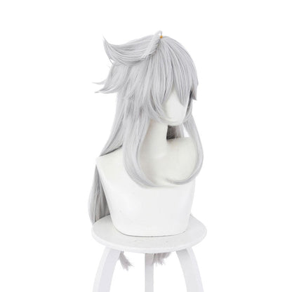 Genshin Impact Razor Silver Gray Cosplay Wigs