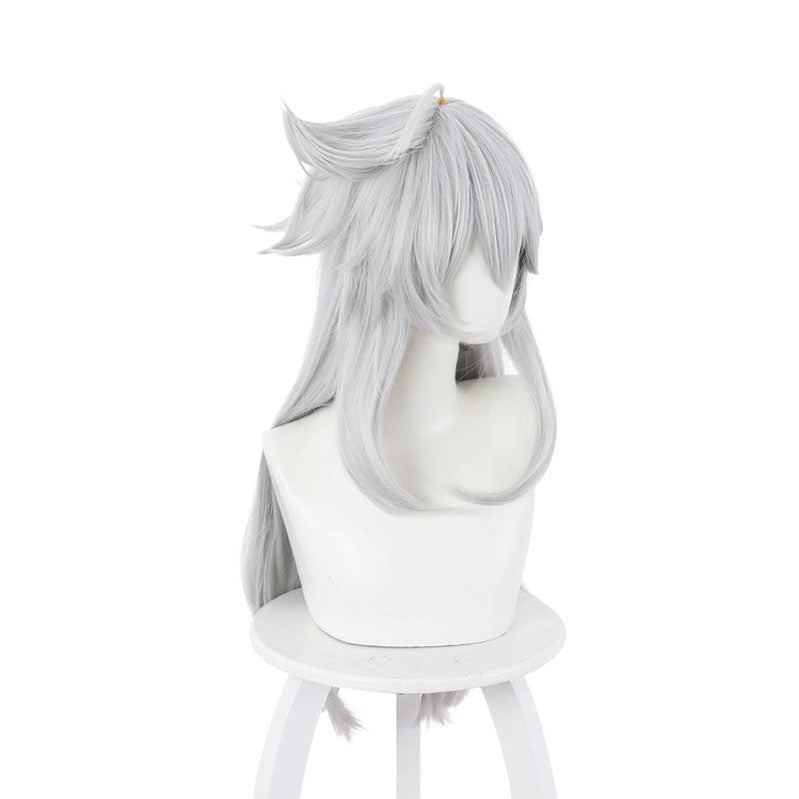Genshin Impact Razor Silver Gray Cosplay Wigs