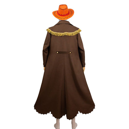 Anime One Piece Portgas D. Ace Live action Version Cosplay Costume