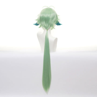 Genshin Impact Sucrose Long Fluorescent Green Cosplay Wigs