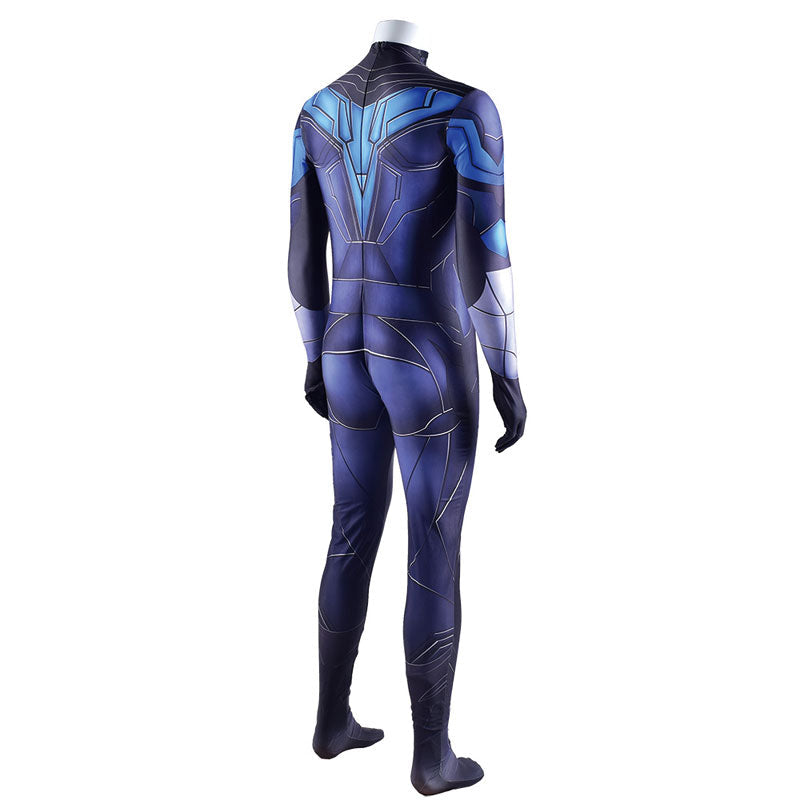DC Titans Nightwing Jumpsuit Cosplay Costumes