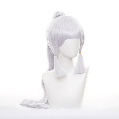 Genshin Impact Kamisato Ayaka Silver Purple Cosplay Wigs