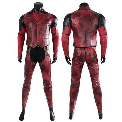 Marvel Deadpool 3 Wolverine and Deadpool Cowboypool Cosplay Costume