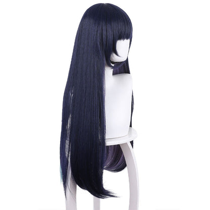 Genshin Impact Yun Jin Long Dark Purple Cosplay Wigs