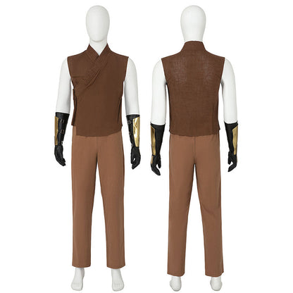 Star Wars: The Acolyte Sol Saddle Brown Cosplay Costumes