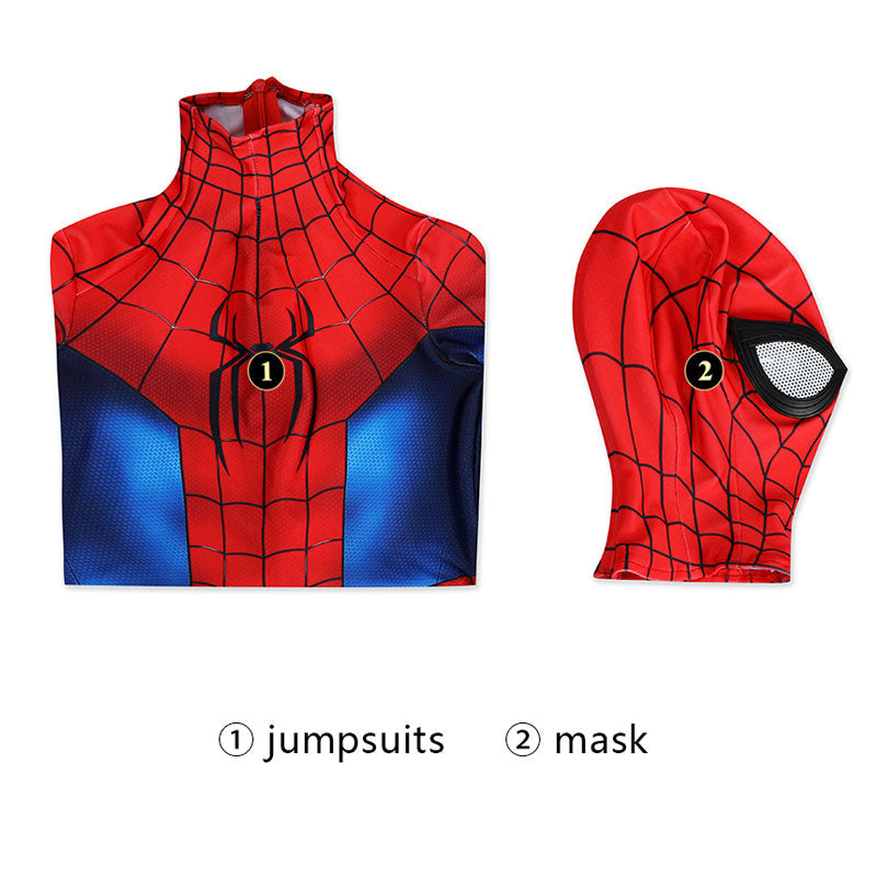 Marvel's Spider Man: Brand New Day Peter Parker Kids Jumpsuit Cosplay Costumes