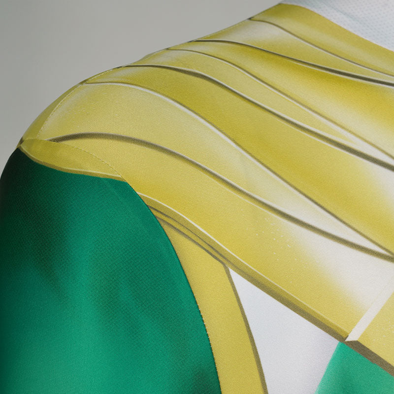 Mighty Morphin Power Rangers Yamato Tribe Knight Burai Green Costumes