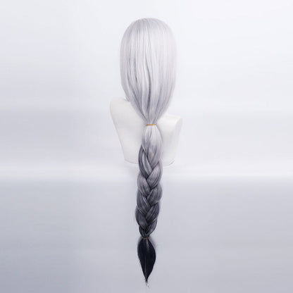 Genshin Impact Shenhe Long Grey Gradient Black Cosplay Wigs