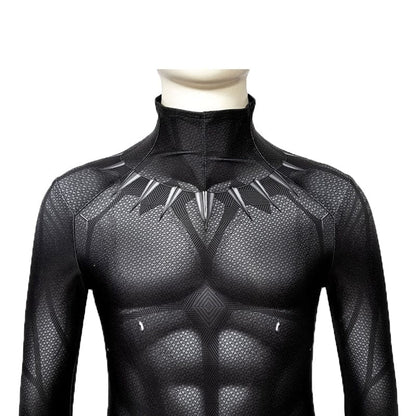 Movie Captain America Civil War Black Panther Children Jumpsuit Cosplay Costume