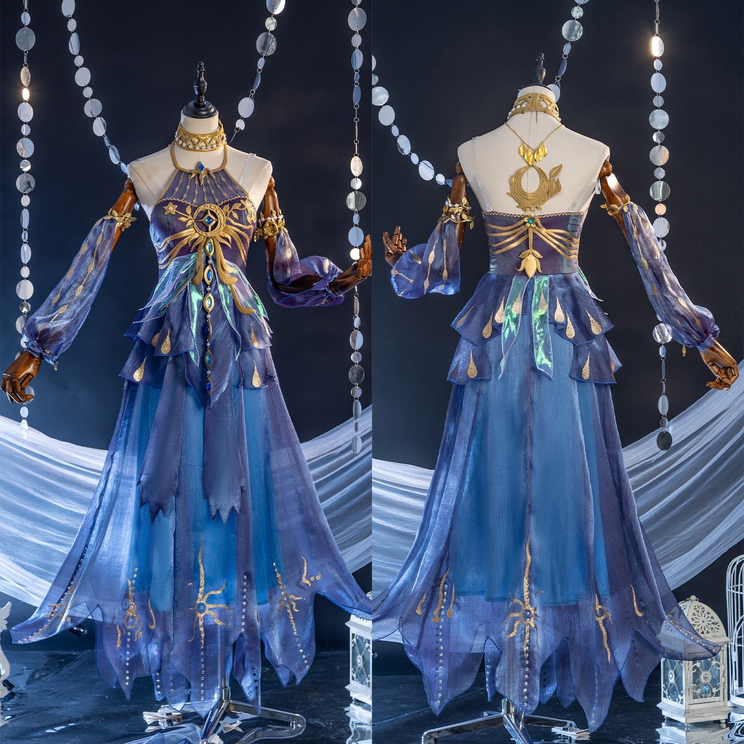 Identity V Naiad Grace Fisherwoman Full Set Cosplay Costumes