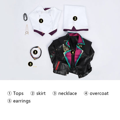 Game LOL Arcane 2 BAOBAO Full Set Role Cosplay Costumes