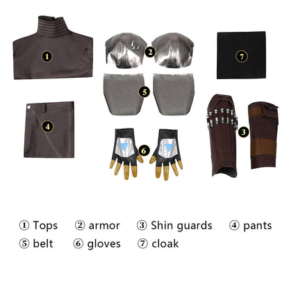 The Mandalorian Season 3 Din Djarin Top Level Star Wars Cosplay Costumes